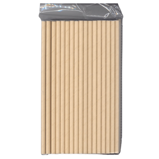 5.9" Disposable Bamboo Cocktail Straws 50ct pack