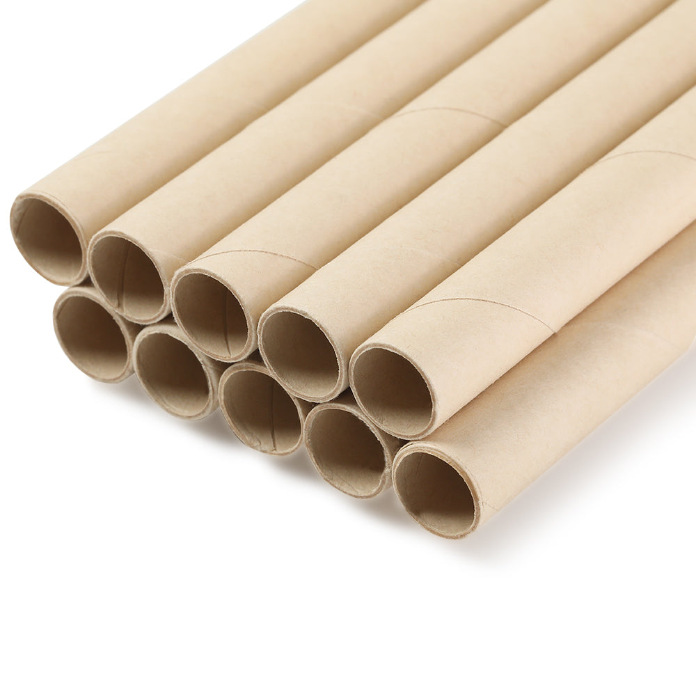 9.45" Disposable Bamboo Fiber Paper Straw - 1,000 Straws